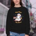 Cute Xmas Book Lover Penguin Reading Cosy Days Cosy Reads Youth Crewneck Sweatshirt