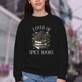 Dark Romance Book Lover Spicy Books Bookish Merch Morally Youth Crewneck Sweatshirt