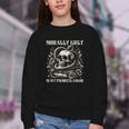 Dark Romance Book Villain Morally Grey Is My Favorite Color Youth Crewneck Sweatshirt