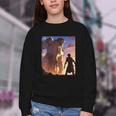 David And Goliath Bible Book Of Samuel Famous Bible Story Youth Crewneck Sweatshirt