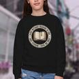 A Day Without Reading Is Like Just Kidding Book Lover Youth Crewneck Sweatshirt A Day Without Reading Is Like Just Kidding Book Lover Youth Crewneck Sweatshirt