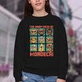 DCC Many Faces Of Mordecai Grid Gamer Series Book Youth Crewneck Sweatshirt DCC Many Faces Of Mordecai Grid Gamer Series Book Youth Crewneck Sweatshirt