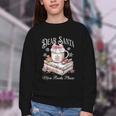 Dear Santa More Book Please Christmas Reading Book Librarian Youth Crewneck Sweatshirt Dear Santa More Book Please Christmas Reading Book Librarian Youth Crewneck Sweatshirt