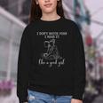 I Don't Watch Porn I Read It Like A Good Girl Reading Book Youth Crewneck Sweatshirt
