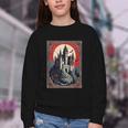 Dracula's Castle Book Cover Illustration Youth Crewneck Sweatshirt Dracula's Castle Book Cover Illustration Youth Crewneck Sweatshirt