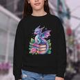 Dragon Book Fantasy Reading Youth Crewneck Sweatshirt Dragon Book Fantasy Reading Youth Crewneck Sweatshirt