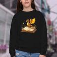 Dragon Fantasy Book Lover Bookish Reader Bookworm Wildflower Youth Crewneck Sweatshirt Dragon Fantasy Book Lover Bookish Reader Bookworm Wildflower Youth Crewneck Sweatshirt