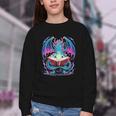 Dragon Reading Book Lover Youth Crewneck Sweatshirt Dragon Reading Book Lover Youth Crewneck Sweatshirt