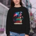 Dragons And Books Dragonworm Book Lover Reading Youth Crewneck Sweatshirt Dragons And Books Dragonworm Book Lover Reading Youth Crewneck Sweatshirt