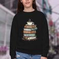 Drink Coffee Read Books Be Happy Caffeine Espresso Youth Crewneck Sweatshirt Drink Coffee Read Books Be Happy Caffeine Espresso Youth Crewneck Sweatshirt