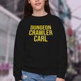 Dungeon Crawler Carl Yellow Text Logo LitRPG Series Book Youth Crewneck Sweatshirt Dungeon Crawler Carl Yellow Text Logo LitRPG Series Book Youth Crewneck Sweatshirt