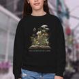 Easily Distracted By Cats And Books Youth Crewneck Sweatshirt