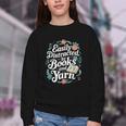 Easily Distracted By Yarn And Books Youth Crewneck Sweatshirt Easily Distracted By Yarn And Books Youth Crewneck Sweatshirt