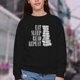 Eat Sleep Read Repeat Reading Book Librarian Men Women Kids Youth Crewneck Sweatshirt Eat Sleep Read Repeat Reading Book Librarian Men Women Kids Youth Crewneck Sweatshirt