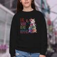 Eat Sleep Read Repeat Unicorn Read Book Reading Lovers Kids Youth Crewneck Sweatshirt