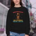 Emotionally Recovering From A Book Frog Youth Crewneck Sweatshirt