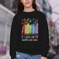 Equality Hurts No One Book Flower Rainbow Pride Month LGBTQ Youth Crewneck Sweatshirt Equality Hurts No One Book Flower Rainbow Pride Month LGBTQ Youth Crewneck Sweatshirt