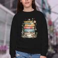 Fantasy Drama Tragedy Book Lover Subtle Watercolor Youth Crewneck Sweatshirt Fantasy Drama Tragedy Book Lover Subtle Watercolor Youth Crewneck Sweatshirt