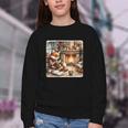 Fox Reads By Fireplace In Cabin Rustic Book Cozy Cup Tea Youth Crewneck Sweatshirt Fox Reads By Fireplace In Cabin Rustic Book Cozy Cup Tea Youth Crewneck Sweatshirt