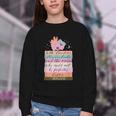 With Freedom Flowers Books And The Moon Youth Crewneck Sweatshirt