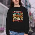 The Girl With The Books Became The Woman Writing Them Youth Crewneck Sweatshirt The Girl With The Books Became The Woman Writing Them Youth Crewneck Sweatshirt
