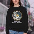 Good Book Is Out Of This World Space Reading Lover Youth Crewneck Sweatshirt