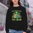 Goods Luck Read Librarian Book Patrick Days Shamrock Clover Youth Crewneck Sweatshirt Goods Luck Read Librarian Book Patrick Days Shamrock Clover Youth Crewneck Sweatshirt