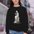 Gothic Librarian Halloween Books Tee For Teachers Youth Crewneck Sweatshirt Gothic Librarian Halloween Books Tee For Teachers Youth Crewneck Sweatshirt