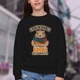 Groundhogs Prefer Books Over Winter February Youth Crewneck Sweatshirt