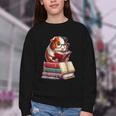 Guinea Pig Reading Books Matching Bookworm Readers Librarian Youth Crewneck Sweatshirt Guinea Pig Reading Books Matching Bookworm Readers Librarian Youth Crewneck Sweatshirt