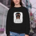 What Happens At Book Club Stays At Book Club Black Women Youth Crewneck Sweatshirt