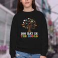 Happy 100 Days In The Books Reading Celebration Graphic Tees Youth Crewneck Sweatshirt