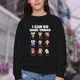 I Can Do Hard Things Children's Book Characters Youth Crewneck Sweatshirt