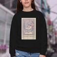 Hockey Romance Tarot Card Books Reader Cozy Reading Youth Crewneck Sweatshirt