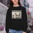 Hot Pin Up Girl Comic Book Vintage Reading Is Sexy Youth Crewneck Sweatshirt Hot Pin Up Girl Comic Book Vintage Reading Is Sexy Youth Crewneck Sweatshirt