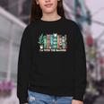 I'm With The Banned Books I Read Banned Books Lovers Youth Crewneck Sweatshirt