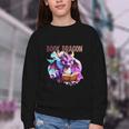 I'm A Book Dragon Not A Worm Youth Crewneck Sweatshirt