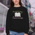 I'm In A Really Good Place Right Now In My Book Youth Crewneck Sweatshirt