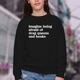 Imagine Being Afraid Of Drag Queens And Books Classic Youth Crewneck Sweatshirt