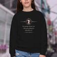 Jane Austen My Courage Always Rises Literary Book Club Youth Crewneck Sweatshirt