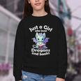 Just a Girl Who Loves Dragons And Books Dragon For Kids Youth Crewneck Sweatshirt Just a Girl Who Loves Dragons And Books Dragon For Kids Youth Crewneck Sweatshirt