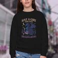 Just a Girl Who Loves Dragons And Books Fantasy Youth Crewneck Sweatshirt Just a Girl Who Loves Dragons And Books Fantasy Youth Crewneck Sweatshirt