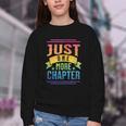 JUST ONE MORE CHAPTER Fun Reading Book Lover Youth Crewneck Sweatshirt