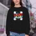 Kids Ka-Pow 2 Years Old Kids 2nd Birthday Comic Book Super Hero Youth Crewneck Sweatshirt Kids Ka-Pow 2 Years Old Kids 2nd Birthday Comic Book Super Hero Youth Crewneck Sweatshirt