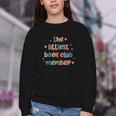 Kids The Littlest Book Club Member Book Lover Club Youth Crewneck Sweatshirt Kids The Littlest Book Club Member Book Lover Club Youth Crewneck Sweatshirt