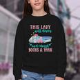 THIS LADY Will Never Own Enough BOOKS & YARN Youth Crewneck Sweatshirt THIS LADY Will Never Own Enough BOOKS & YARN Youth Crewneck Sweatshirt