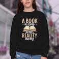 Librarian A Book A Day For Book Lover Reading Library Youth Crewneck Sweatshirt