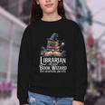 Librarian Because Book Wizard Isn't An Official Job Title Youth Crewneck Sweatshirt Librarian Because Book Wizard Isn't An Official Job Title Youth Crewneck Sweatshirt