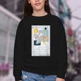 Little Miss Muffet Reading a Picture Book Youth Crewneck Sweatshirt Little Miss Muffet Reading a Picture Book Youth Crewneck Sweatshirt