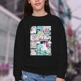 My Little Pony Classic Vintage Rainbow Castle Comic Book Youth Crewneck Sweatshirt My Little Pony Classic Vintage Rainbow Castle Comic Book Youth Crewneck Sweatshirt